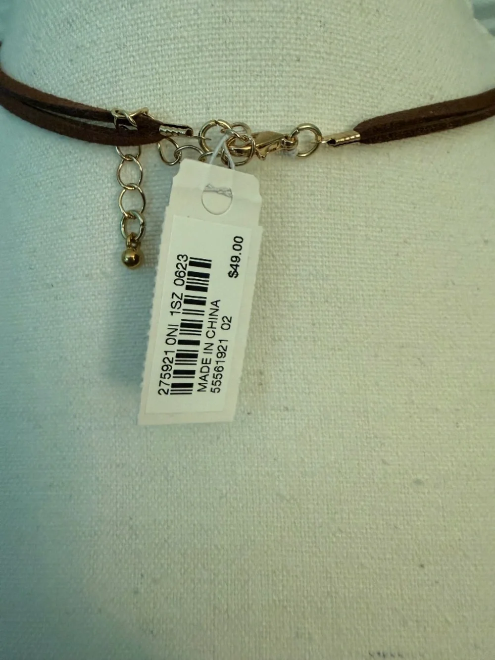 J Jill Lush Gardens Mixed Materials Necklace  NWT
